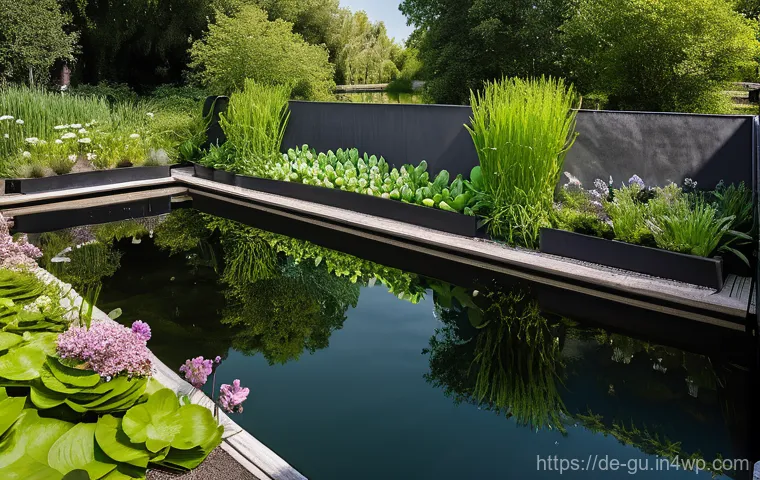 도시 녹지 공간 조성을 위한 기술적 접근 - **Prompt:** A visually striking, close-up photograph of a contemporary building facade in a bustling...